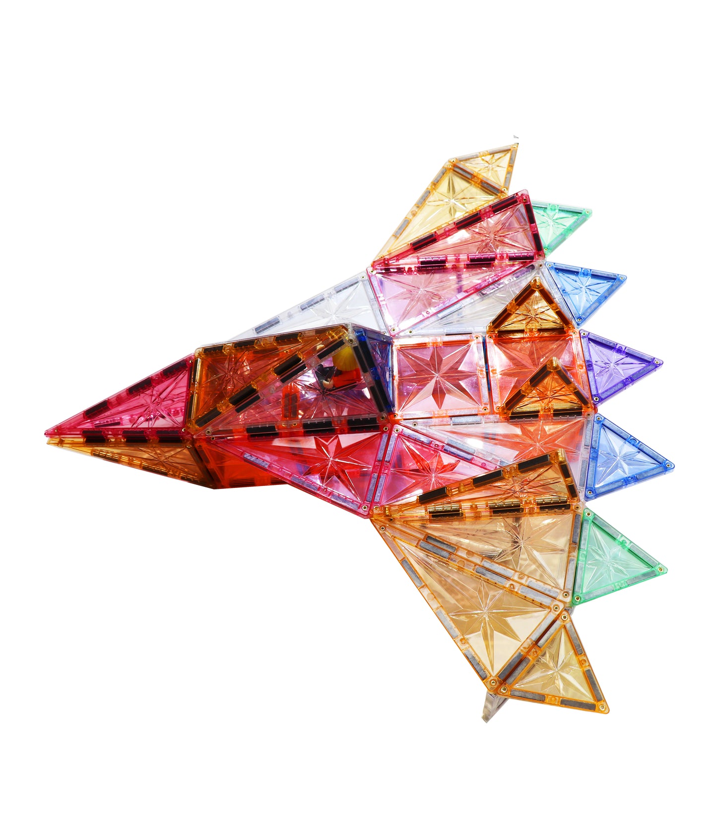 3D Magnetinis Konstruktorius Šviečiančio Dizaino 66 Dalių + Dovana
