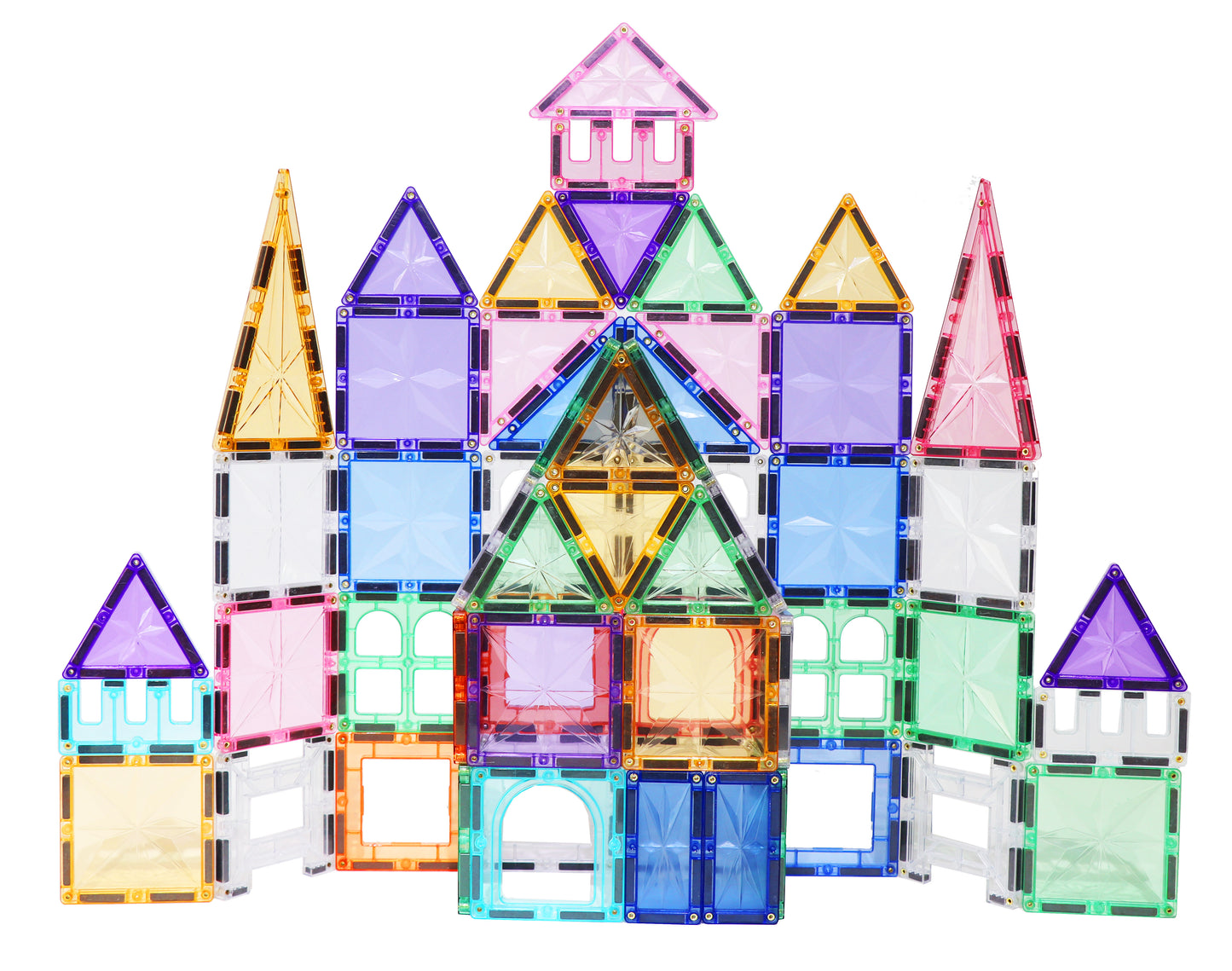 3D Magnetinis Konstruktorius Šviečiančio Dizaino 66 Dalių + Dovana
