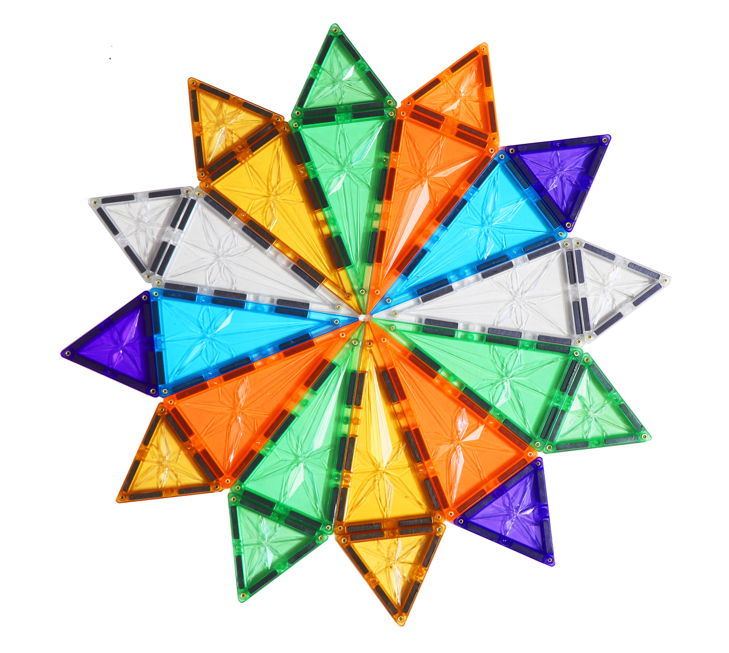 3D Magnetinis Konstruktorius Šviečiančio Dizaino 66 Dalių + Dovana