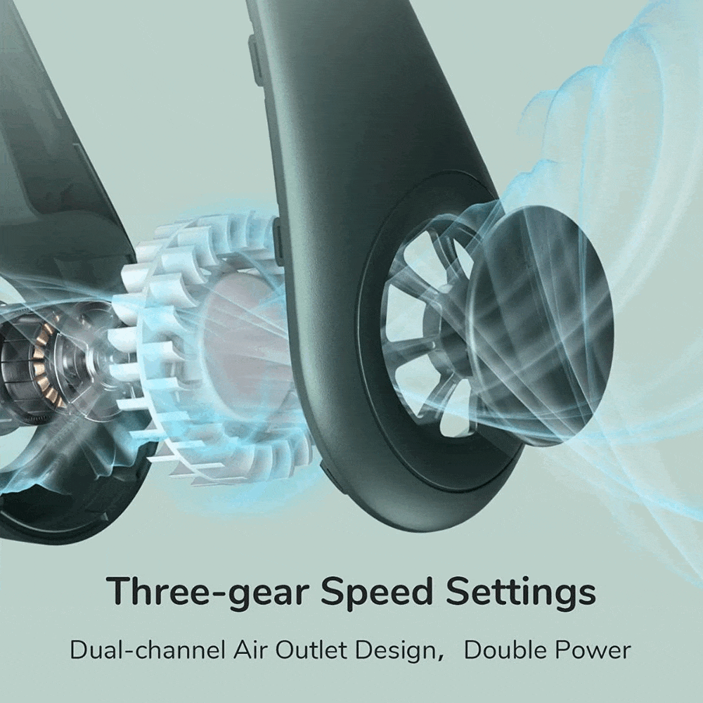 Kotilux Portable Neck Fan, 16h battery life