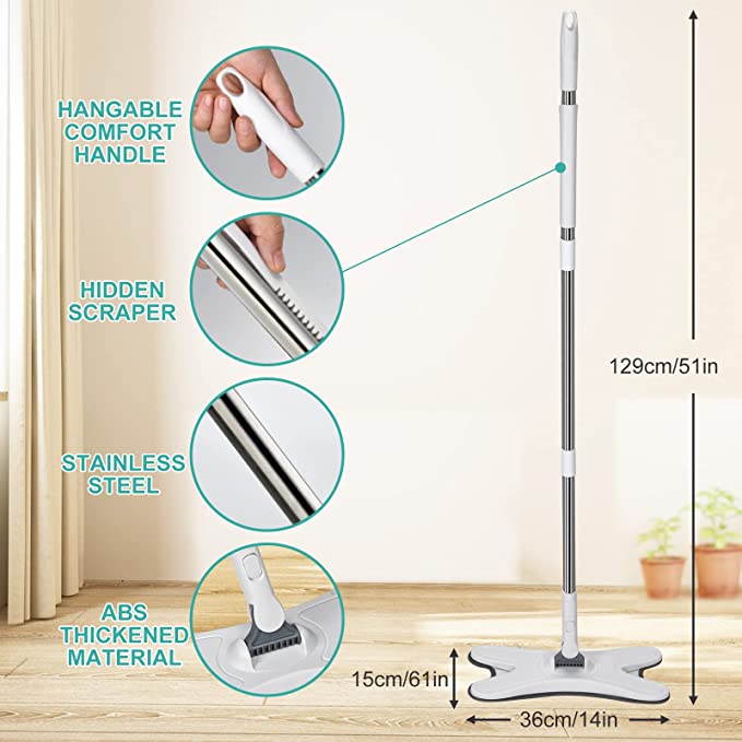 Kotilux Multifunctional X-Type Microfiber Cleaning Mop