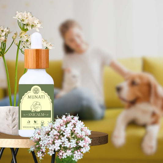 Natūralūs Raminamieji lašai nuo baimės ir nerimo naminiams gyvūnams 'Anicalm' Munati, 50ml 