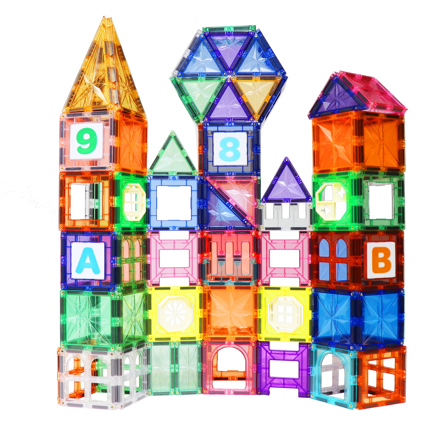 3D Magnetinis Lavinamasis Konstruktorius 90 Dalių + Dovana