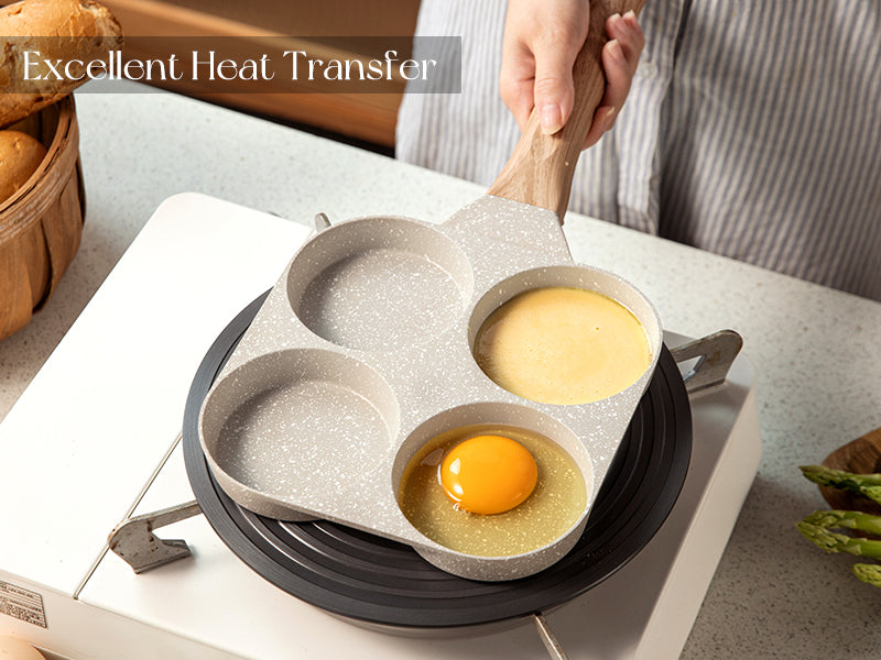 Kotilux Non-Stick Frying Breakfast Pan, 17cm x 18cm x 2.5cm