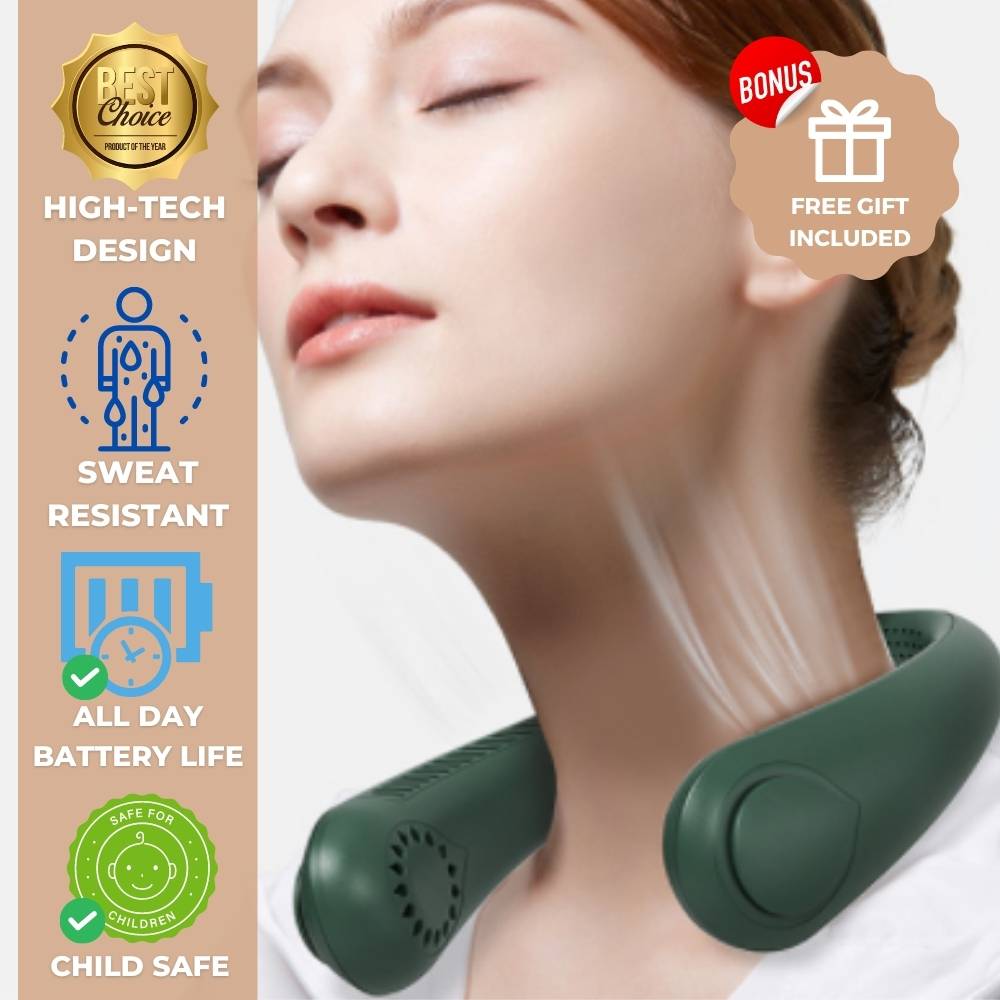 Kotilux Portable Neck Fan, 16h battery life
